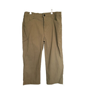 Orvis Mens 38x30 Casual Tan Trek Pants Stretch Comfort Hiking Outdoors Trails